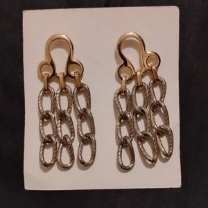 Chain link earrings